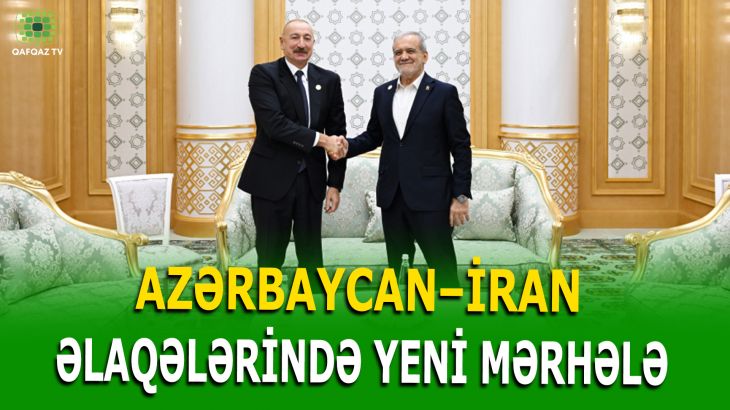 PREZİDENT İLHAM ƏLİYEV MƏSUD PEZEŞKİANLA GÖRÜŞÜB