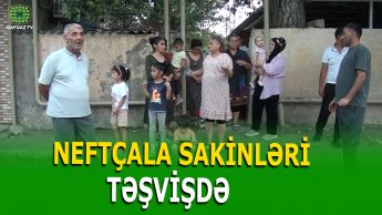 YÜZLƏRLƏ AĞ VAĞ NEFTÇALA ŞƏHƏRİNƏ HÜCUM ETDİ 
