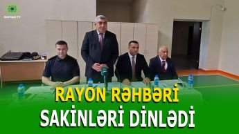 İLQAR MAHMUDOV AFURCADA VƏTƏNDAŞLARLA GÖRÜŞDÜ