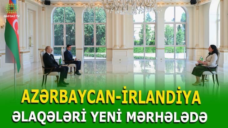 İLHAM ƏLİYEV İRLANDİYANIN AZƏRBAYCANDA YENİ TƏYİN OLUNMUŞ SƏFİRİNİ QƏBUL ETDİ