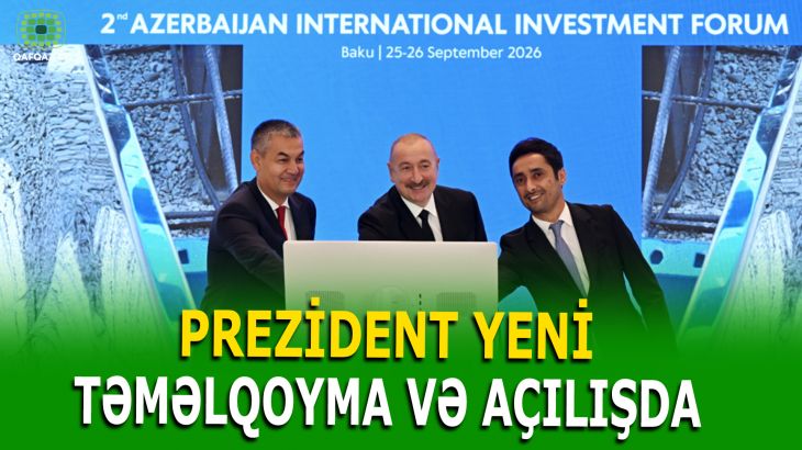 İKİ YENİ LAYİHƏNİN AÇILIŞI VƏ TƏMƏLQOYMA MƏRASİMİ KEÇİRİLDİ