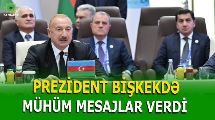 PREZİDENT İLHAM ƏLİYEV “ŞƏT PLYUS” GÖRÜŞÜNDƏ ÇIXIŞ EDİB