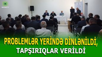 QONAQKƏND SAKİNLƏRİNİN MÜRACİƏTLƏRİ NƏZARƏTƏ GÖTÜRÜLDÜ