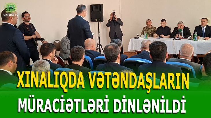 RAYON RƏHBƏRİ XINALIQDA MÜHÜM TAPŞIRIQLAR VERDİ