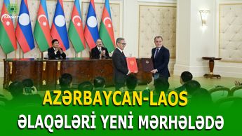 AZƏRBAYCAN VƏ LAOS ARASINDA ÜÇ SƏNƏD İMZALANDI