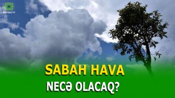 OKTYABRIN 22-NƏ HAVA PROQNOZU