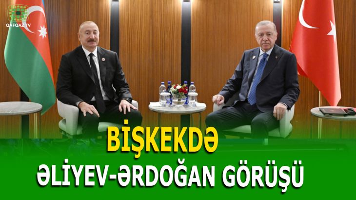 İLHAM ƏLİYEV VƏ RƏCƏB TAYYİB ƏRDOĞAN BİŞKEKDƏ GÖRÜŞDÜ