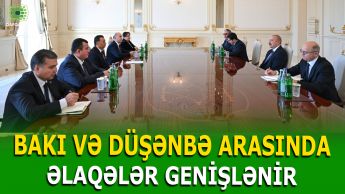 PREZİDENT İLHAM ƏLİYEV TACİKİSTANIN BAŞ NAZİRİNİ QƏBUL ETDİ